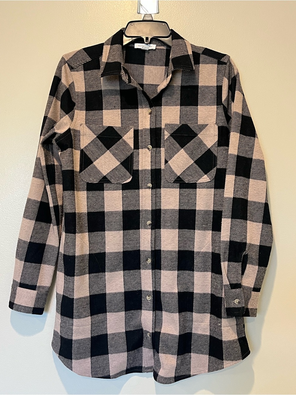 Beach Lunch Lounge Buffalo Plaid Button-Up Flannel